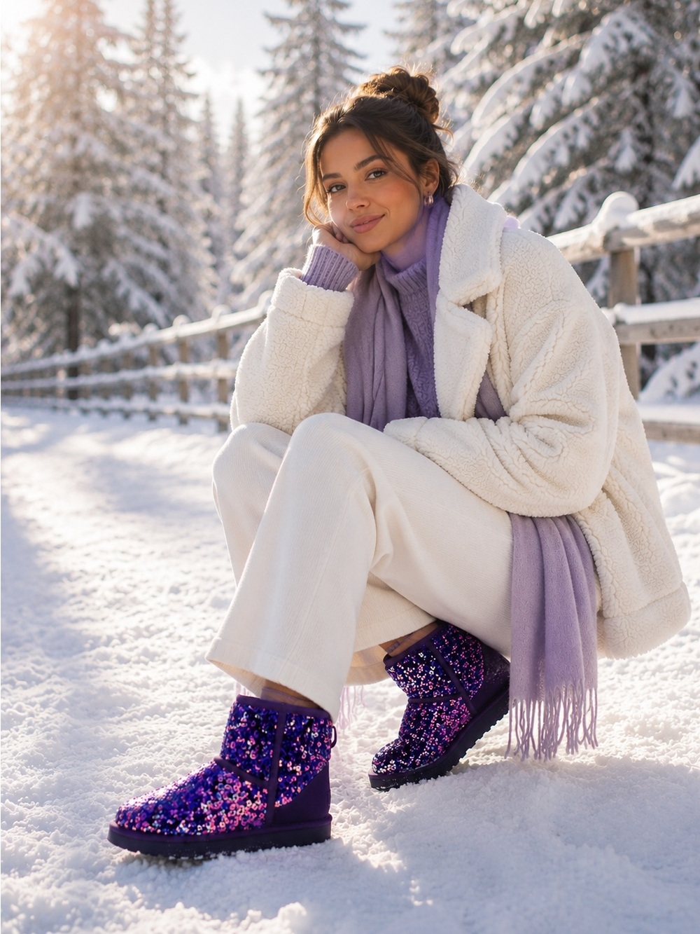 Ugg sequin winter boots